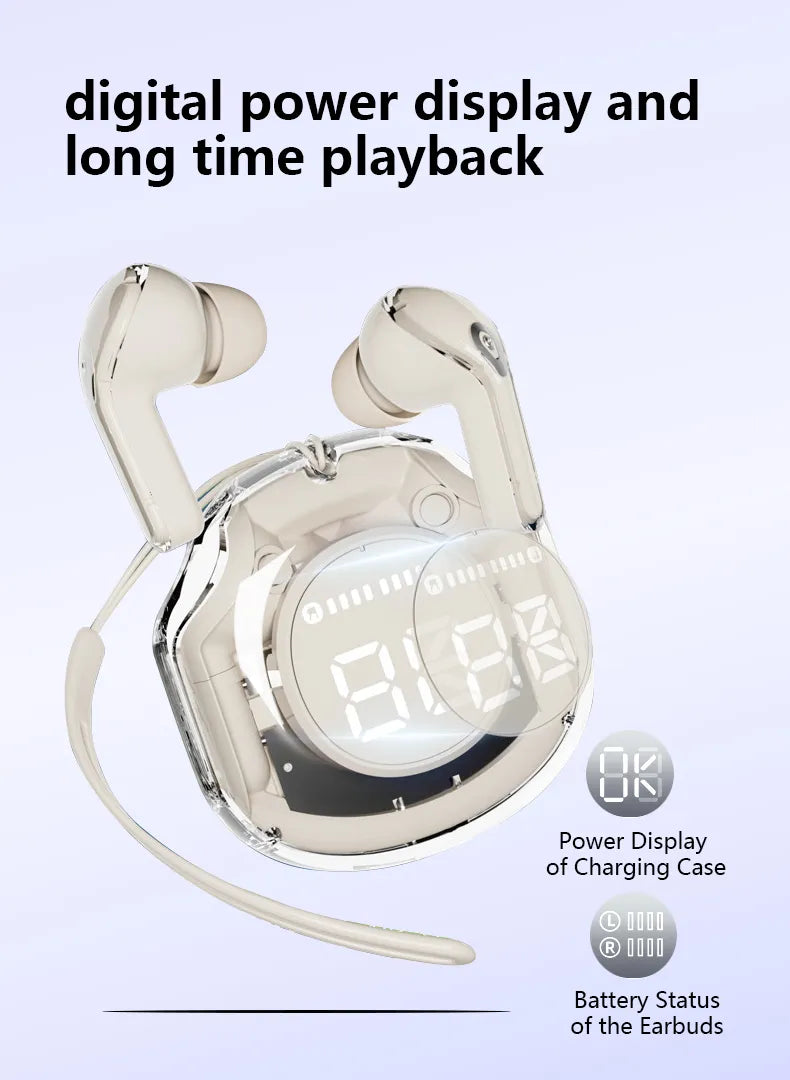 T8 Crystal Transparent Earphones